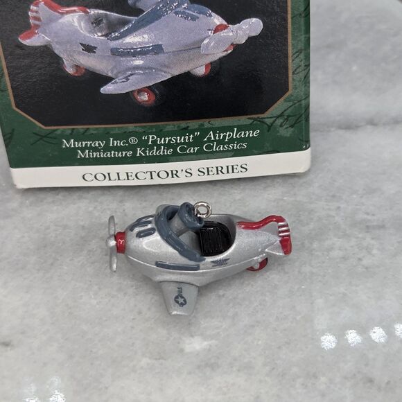 Vintage 1996 Santa Airplane Longs Ornament + 1997 Hallmark Pursuit Christmas Lot - Picture 4 of 16